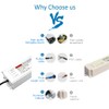 24V 300W IP67 Waterproof Outdoor Power Supply, AC 100-265V to