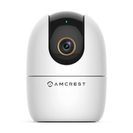Amcrest 4MP WiFi Camera Indoor Camera, Sound & Baby Monitor, Human & Pet Detection, Motion-Tracking, w/ 2-Way Audio, Phone App, Pan/Tilt Wireless IP, Night Vision, Smart Home ASH41-W