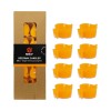 24-Pack Handmade Modern Tealight Candles Bulk Beeswax Tea Lights with