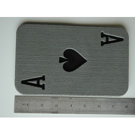 Toejamr Snowboard Stomp Pad - ACE of Spades - Gray