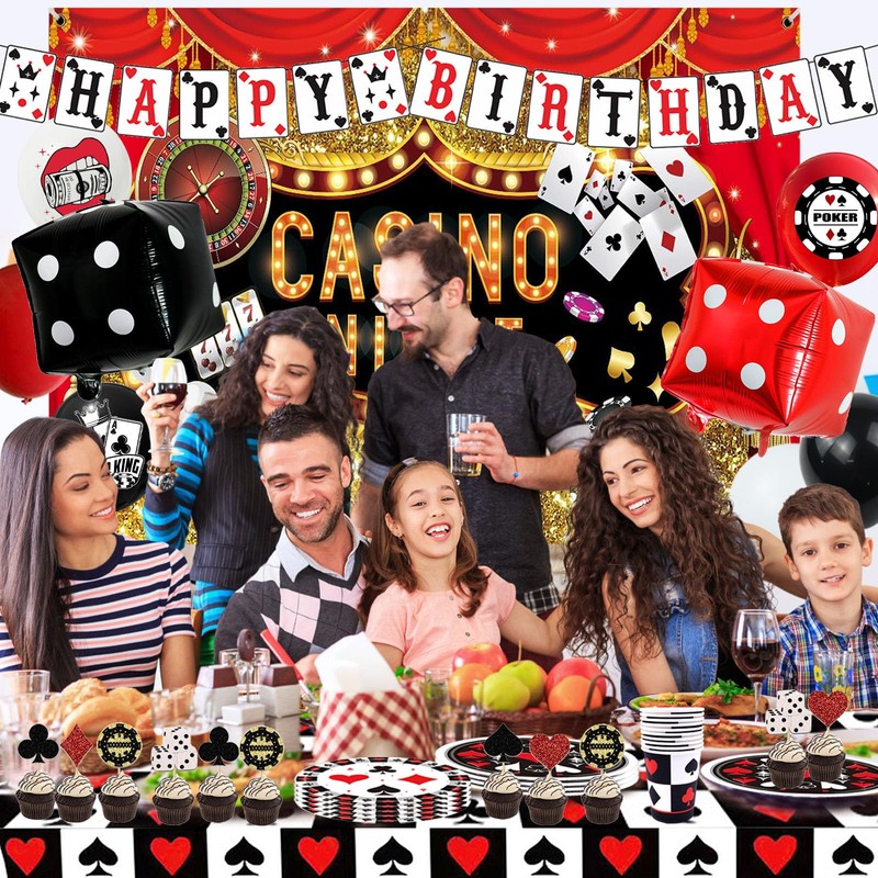 YIGZAG Party Decorations (Casino)