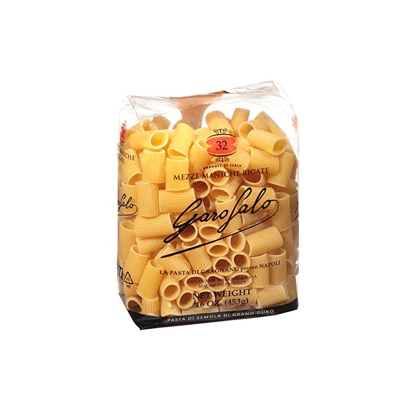 Garofalo Mezze Maniche Rigate, 1 lb.
