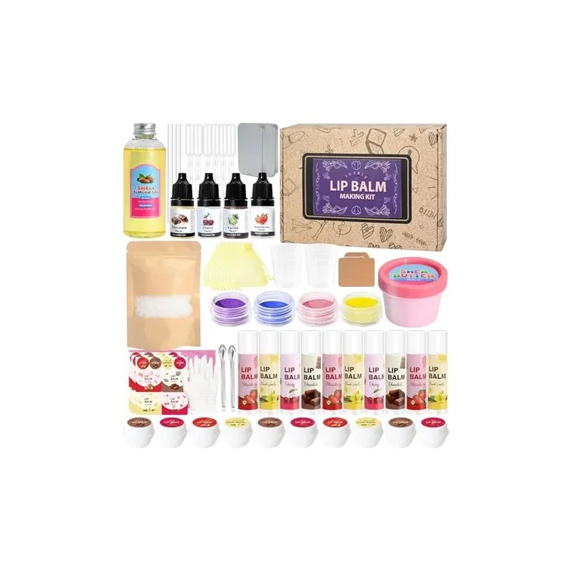 Kit De Bálsamo Labial Casero Crea Tu Propio Bálsamo Labial