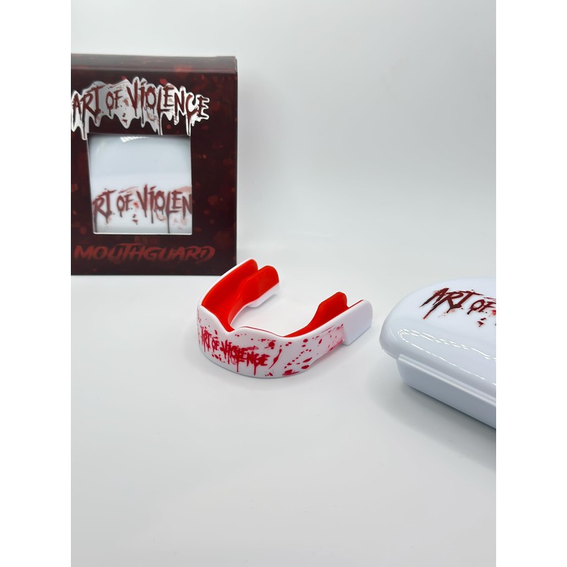 Art of Violence Mouthguard (White Blood Reign)