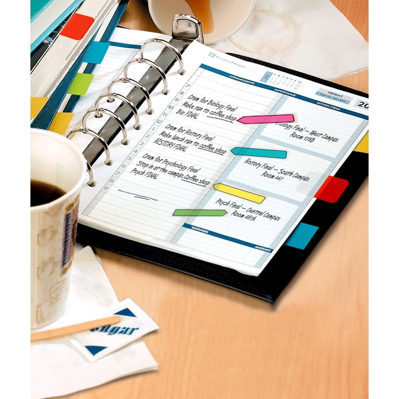 Post-It Flags, .5" X 1.7", 100 Flags with Dispenser, Red,