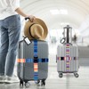 Hivia Pack of 4 Luggage Straps with Lock + 4