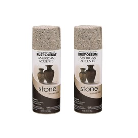 Rust-Oleum 7995830-2PK Stone Creations Spray Paint, 12 oz, Pebble, 2 Pack