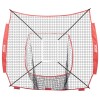 VEVOR 7x7 ft Baseball Softball Practice Net Hitting Batting Zone（net
