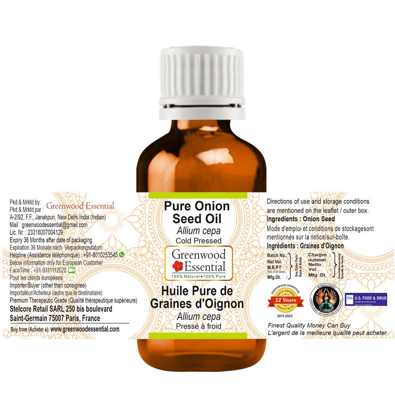 Greenwood Essential Greenwood Essential Pure Onion Seed Oil (Allium cepa)