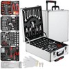 TLGREEN 799pcs Mechanic Tool Set with Aluminum Trolley Case,Home Repair