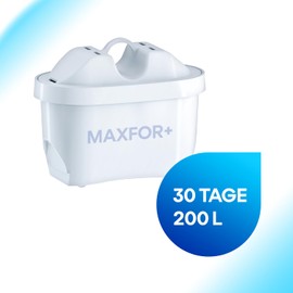 AQUAPHOR Maxfor+ Pack 2 Filter Cartridge I Filters Limescale & Chlorine as well as Heavy Metals & Other Substances I 200 L Clear Water I With AQUALEN Technology I For Better Eating & Drinking