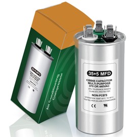 CBB65 Dual Run Start Round Capacitor (35+5 MFD)