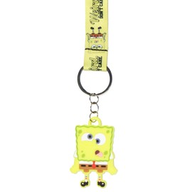 Spongebob Squarepants Weird Don't Care Wrist Lanyard for Keys Keychains Wallet for Men and Women