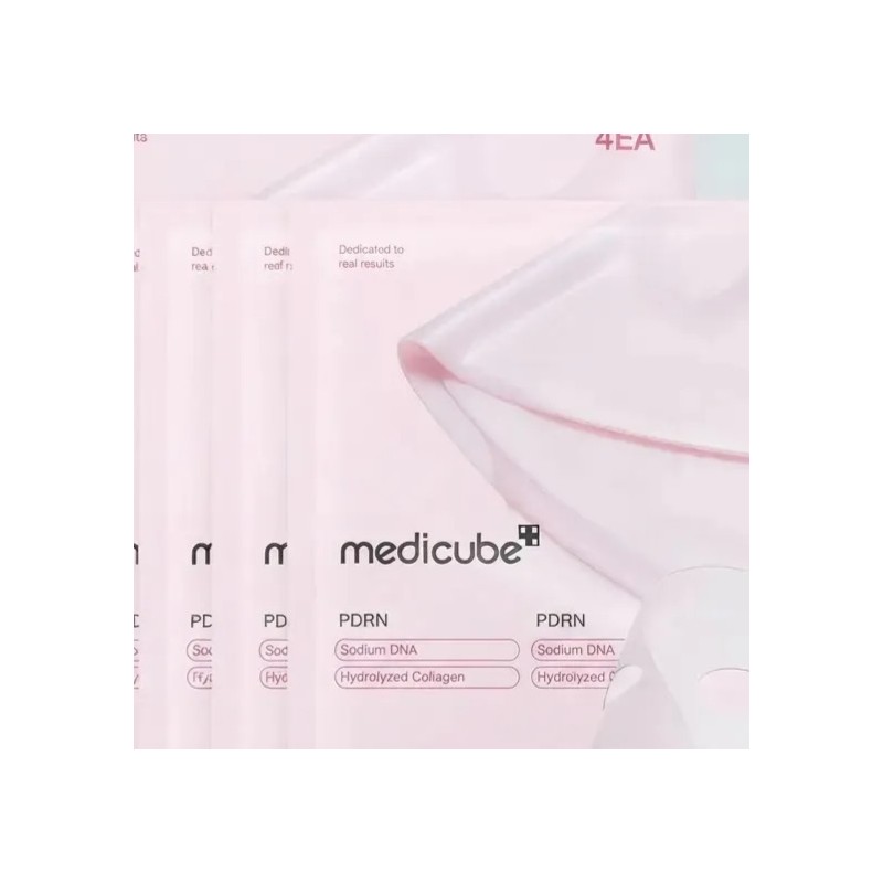 Pack X4 Mascarilla Pdrn Derma Mask 28g Medicube