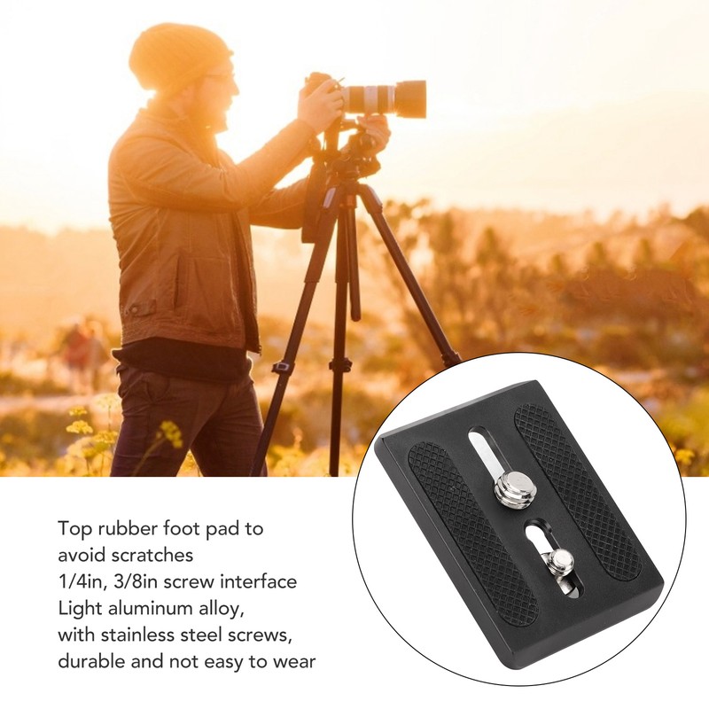 Tripod Quick Release Plate SLR Camera Tripod Head Plate Adapter