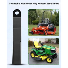 JUFZQO Bush Hog Rotary Cutter Blades Replacement Fit for Mower King Skidsteer Kubota Caterpillar Bobcat Case CAT John Deere, Brush Hog Mower Blade, 4 Pcs