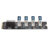 M.2 NVME to PCIE 1X Riser Card M.2 NVME to