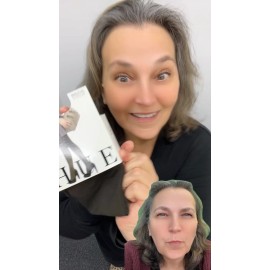 HUE Womens Bold Stripe Mesh Sheer CT Pantyhose Made In USA Steel Black Sz 2