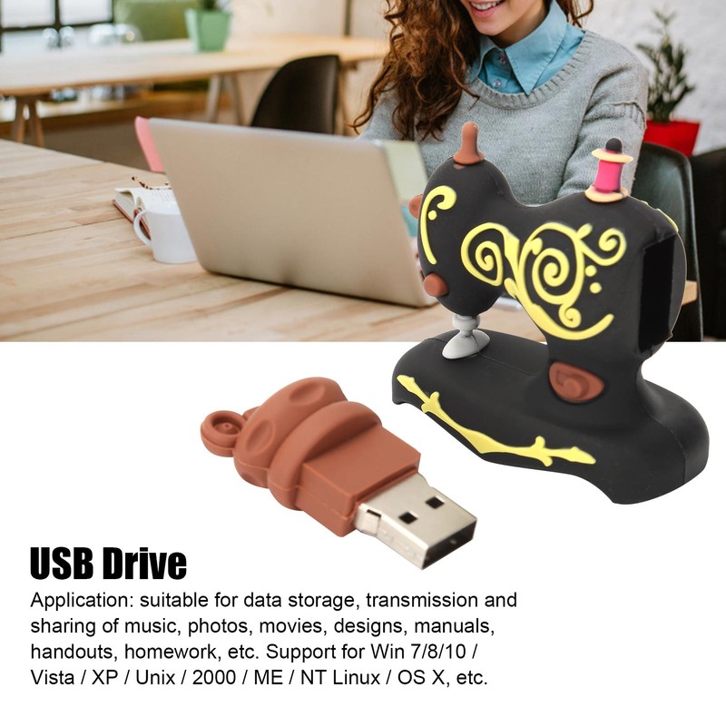 Photo Stick Cartoon Style U Disk Portable Large Storage Drive