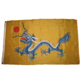 3x5 China Chinese Imperial Dragon of 1890 Poly Premium Flag 3x5 House Banner BEST Garden Outdor Decor polyester material FLAG PREMIUM Vivid Color and UV Fade Resistant