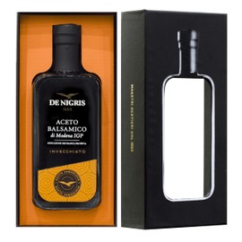 De Nigris Balsamic Vinegar Of Modena Excellence Line, Orange Eagle Harmonious Flavor, 8,5 Oz (250ml) | Balsamic Vinegar From Modena Italy, Soft and fragrant taste, Aged