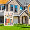Perfectinsoy Equality Love Kindness Change Unity Hope Compassion Garden Flag,