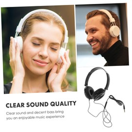 SHOWERORO Headsets with Volume Control Headphones with Microphone Headphones Over Ear Headphones