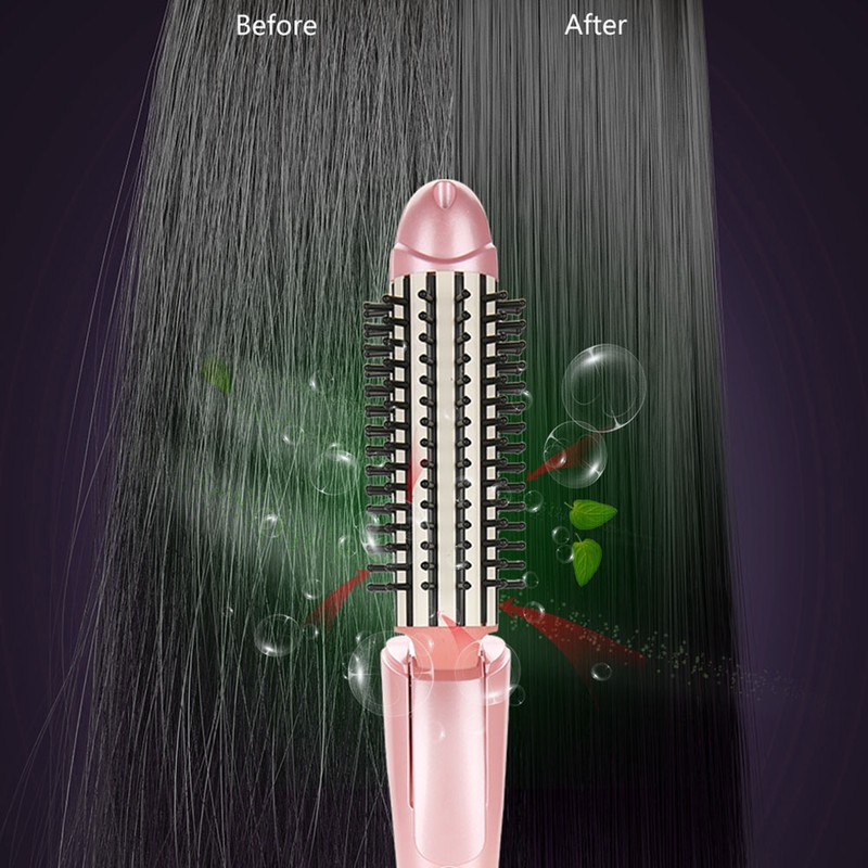 Folding Adjustment Mini Portable Straightener &amp; Curler Comb Hair Stick