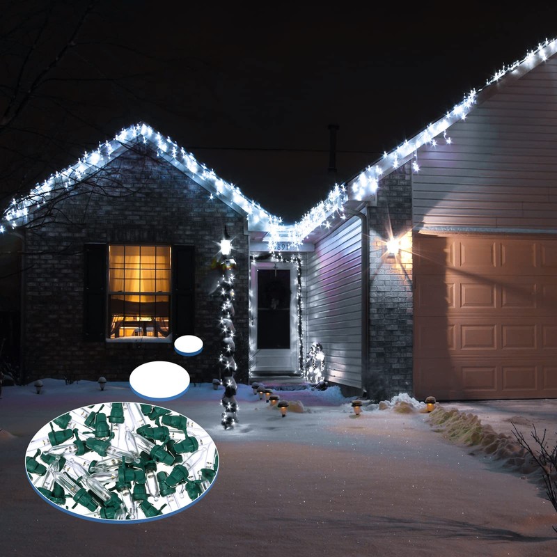 60 Pcs Christmas LED Replacement Bulb Mini Wide Angle LED