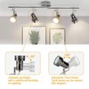 Depuley Modern 6-Light Led Track Lighting Fixtures, Directional Kitchen Ceiling