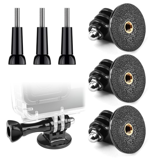 Owlbud Adaptador para Trípode de GoPro, Paquete de 3 Piezas