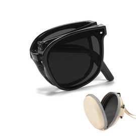 DHWEKU Polarised Sunglasses Men Women Outdoor Sports Sunglasses Unisex Retro Black Glasses UV400 Driving Hiking Golf Fishing