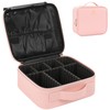 Relavel Travel Makeup Train Case Cosmetic Case Organizer Portable Artist