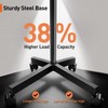 Perlegear Rolling TV Stand for 23-60 Inch LED Flat Screen/Curved