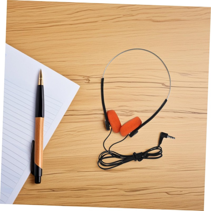 Mipcase Adjustable Lightweight Retro Headphones with Cushioned Ear Pads for
