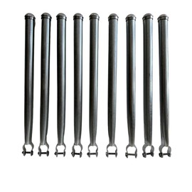 Extend-A-Post Post Extension - Size 1-5/8" Outside Diamater Pipe - Install onto 1-5/8" Top Rail Only - 2' Long - Made in America (Set of 9)