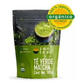 Té Matcha Zen Tea Grado Ceremonial Japonés Orgánico 100g Antioxidantes                                                                                