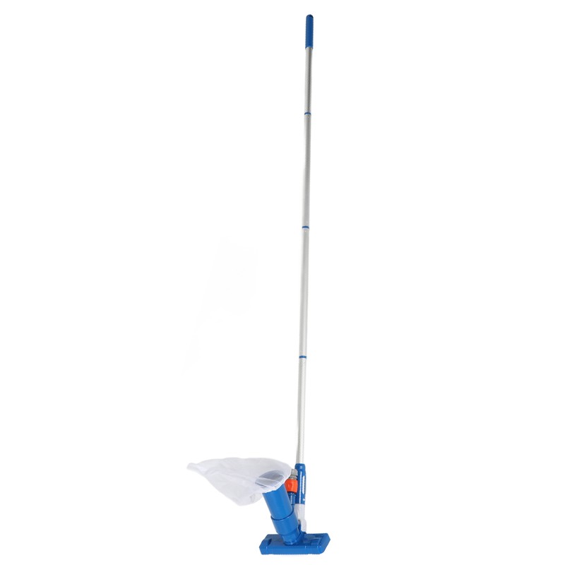 Portable Pool Vacuum Jet with 4 Section Poles Underwater Cleaner