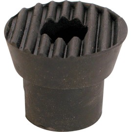 Prime-Line U 9163 1 In., Black, Rubber, Replacement Tips for Drop Down Door Holders (2 Pack)
