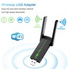 USB WiFi Adapter，AC1300Mbps Dual Band 5dBi High Gain Antenna 2.4GHz/
