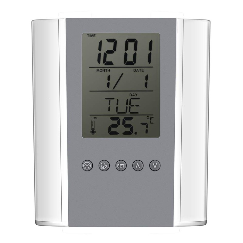 Digital Clock Pen Holder Multifunctional Digital Alarm Clock Temperature Time