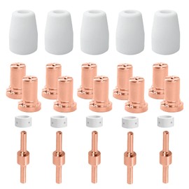 Plasma Cutter Accessories Nozzles Parkside Plasma Cutter Replacement Parts CUT 30 40 50 Plasma Cutting Consumables Ceramic Caps Plasma Accessories Plasma Nozzles Plasma Cutter Accessories (25)