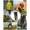 iCreek Men's Rain Pants Waterproof Over Pants Windproof Lightweight Hiking
