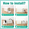 Improved Power Strip Cover Box(2 Pack) 丨Outlet Covers Baby Proofing丨Outlet