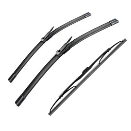 3 Wipers 26" 26" 14" Front And Rear Replacement Fit for Q7 4L 2006-2015, Windshield Wiper Blades Original Equipment Wiper Blade, That Meet OEM Quality Easy DIY Install Premium All-Season