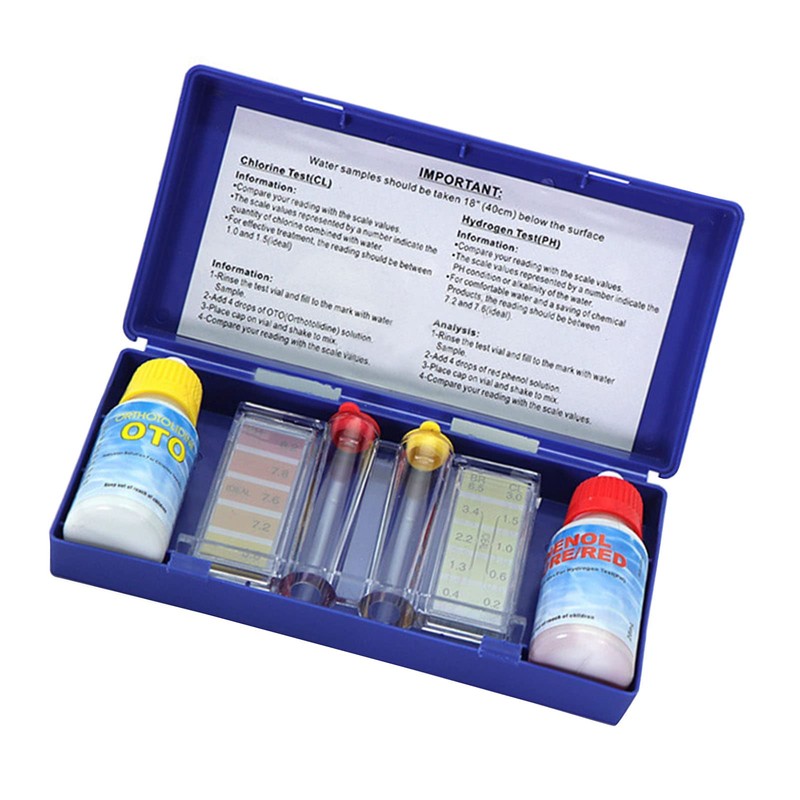 Water Quality Test Kit with PH Detection Solution for Aquariums,