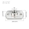 METALLIXITY Spot Weld Nuts (M6) 10Pcs, Carbon Steel Double Tab