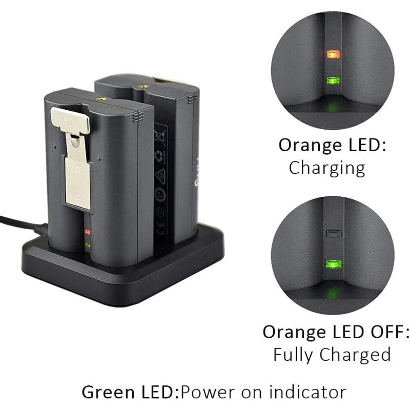 GoHonor Dual Ring Battery Charger Station For Spotlight Cam Video