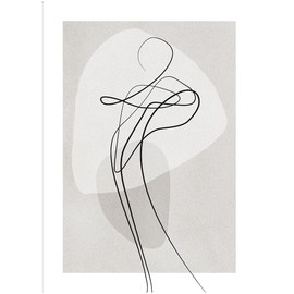 Fine Art Canvas Shape of You 3 Canvas Wall Decor by Artist Design Fabrikken for Living Room, Bedroom, Bathroom, Kitchen, Office, Bar, Dining & Guest Room - Ready to Hang - 24 in x 32 in