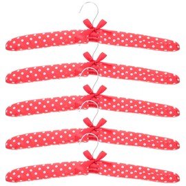 STOBAZA 10pcs Coat Hangers Decorative Clothes Hanger Bride Hanger Clothing Fabric Hangers Clothing Hangers Cedar Hangers Embroidered Satin Covered Hangers Padded Garment Hanger Sale Wooden